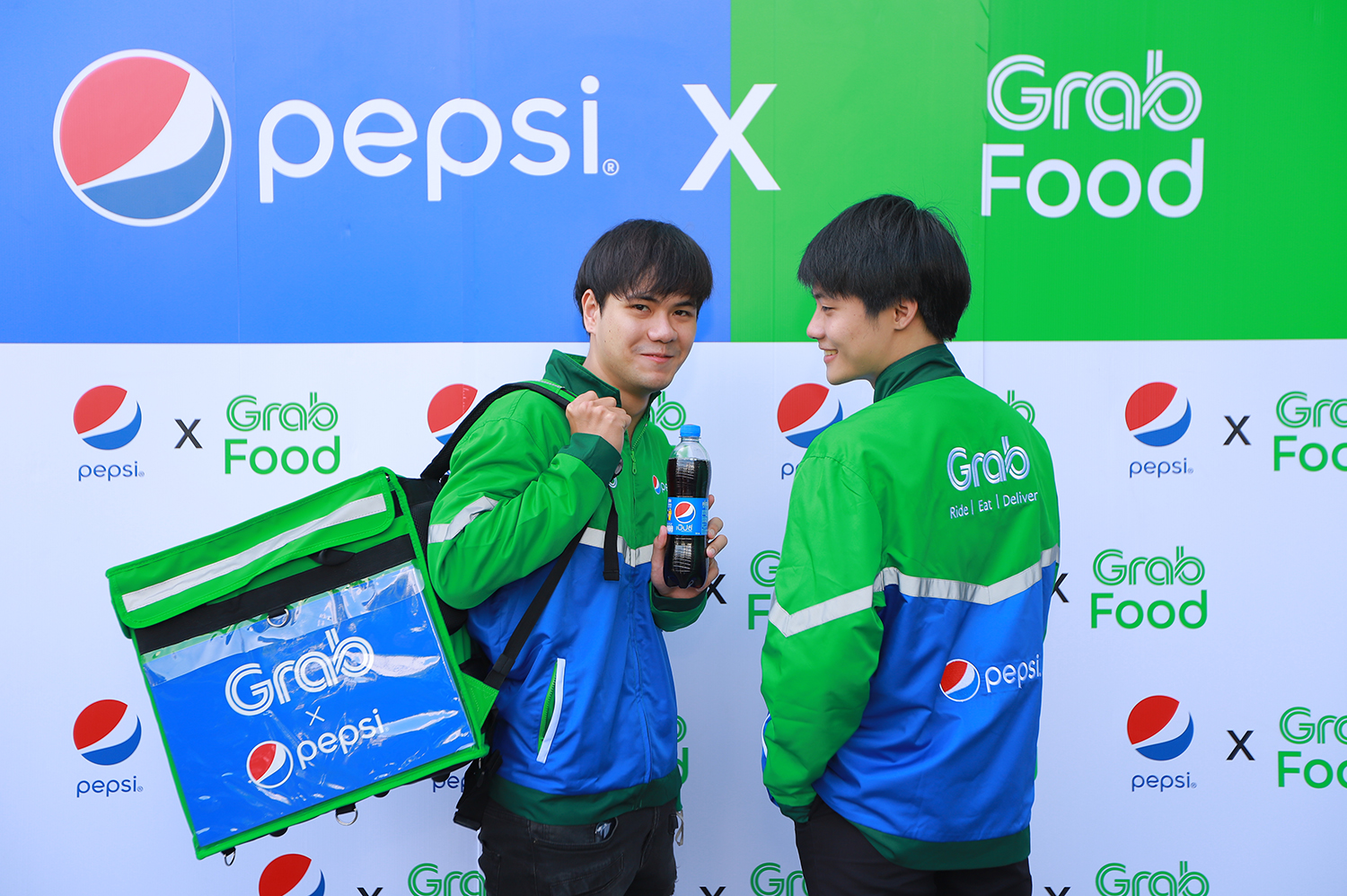 ยูนิฟอร์มใหม่ Pepsi x GrabFood